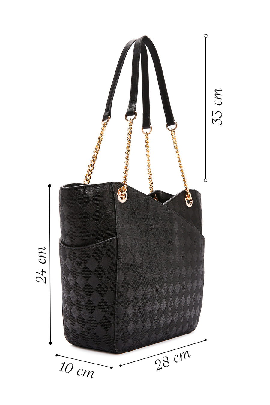 Women's Black Shoulder Bag