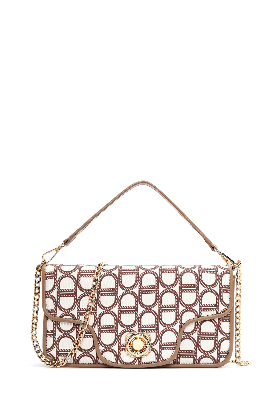 Women's Beige Long Strap Fabric Shoulder Bag 24SBD20336F | Derimod
