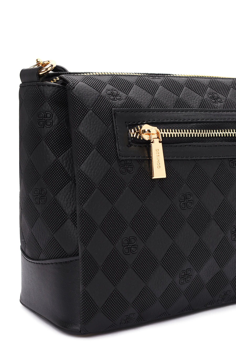 Women's Black Long Strap Shoulder Bag