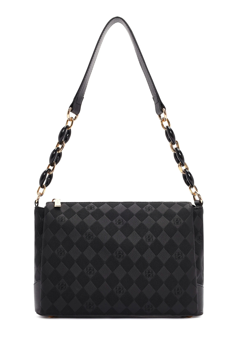Women's Black Long Strap Shoulder Bag