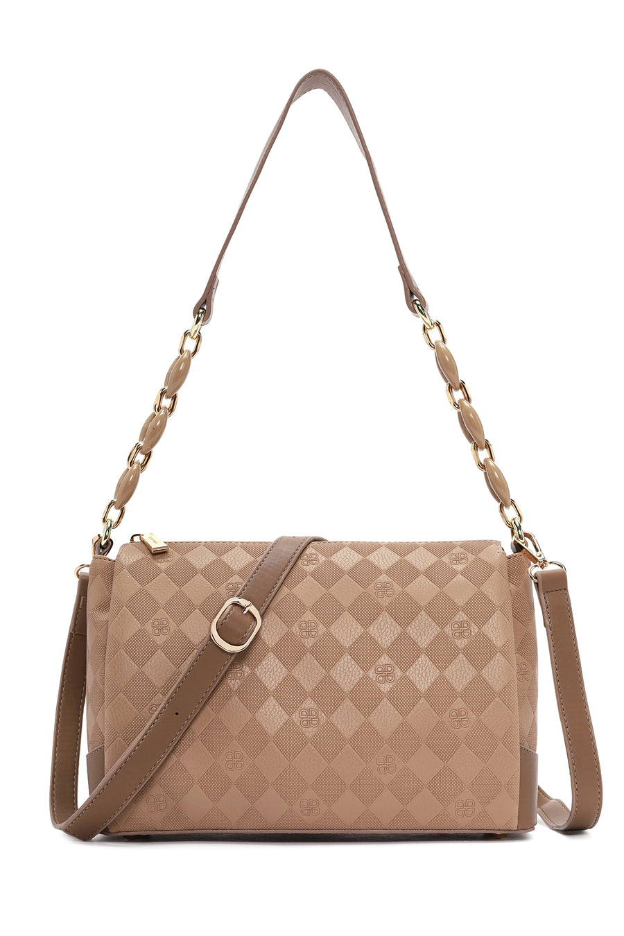 Women's Brown Long Strap Shoulder Bag 24SBD203426 | Derimod