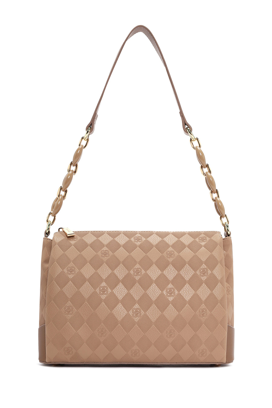 Women's Brown Long Strap Shoulder Bag