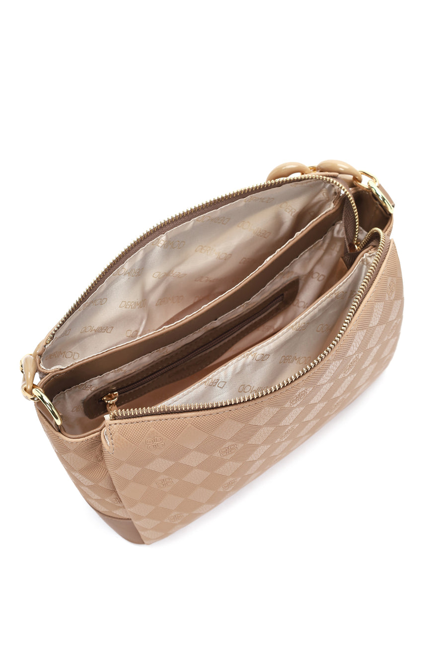 Women's Brown Long Strap Shoulder Bag