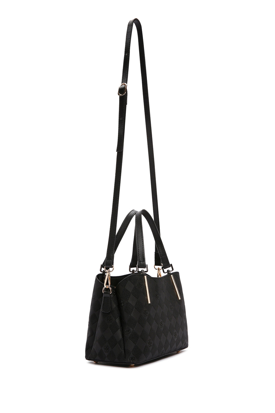 Women's Black Long Strap Shoulder Bag