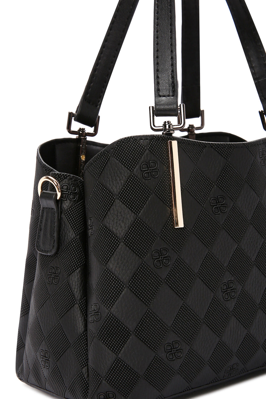 Women's Black Long Strap Shoulder Bag