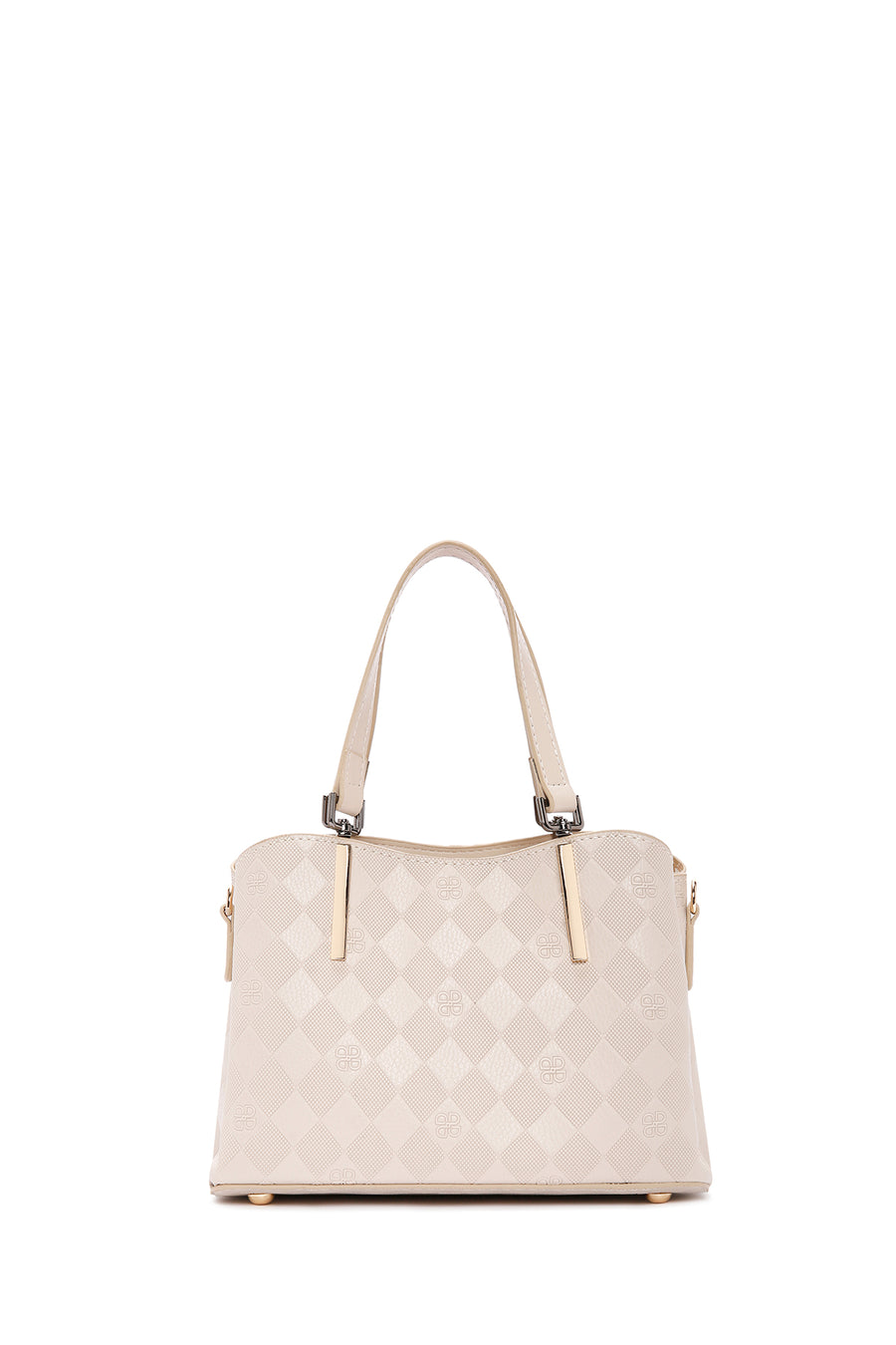 Women's Cream Long Strap Shoulder Bag