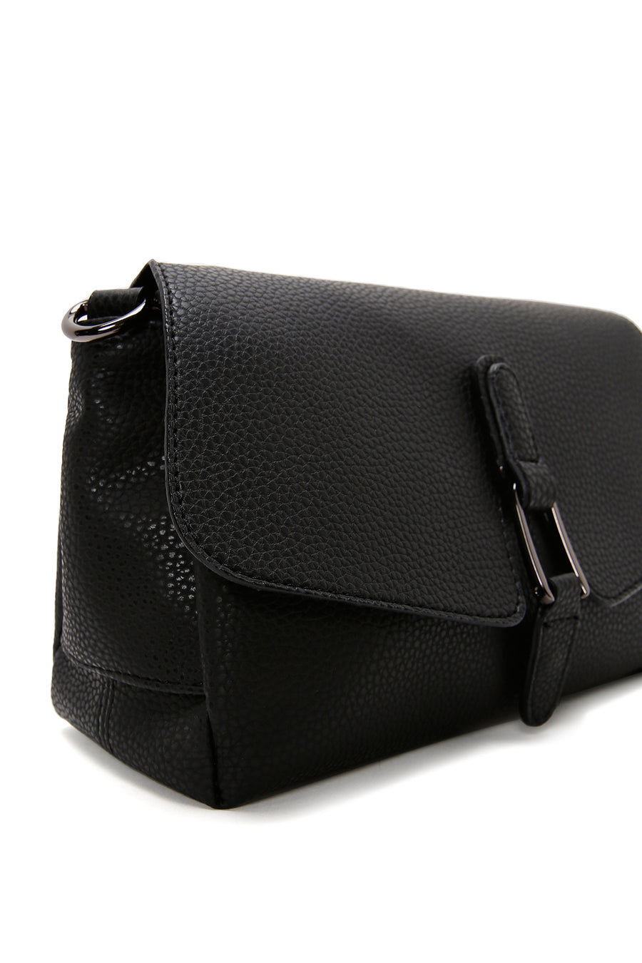Women's Black Long Strap Crossbody Bag