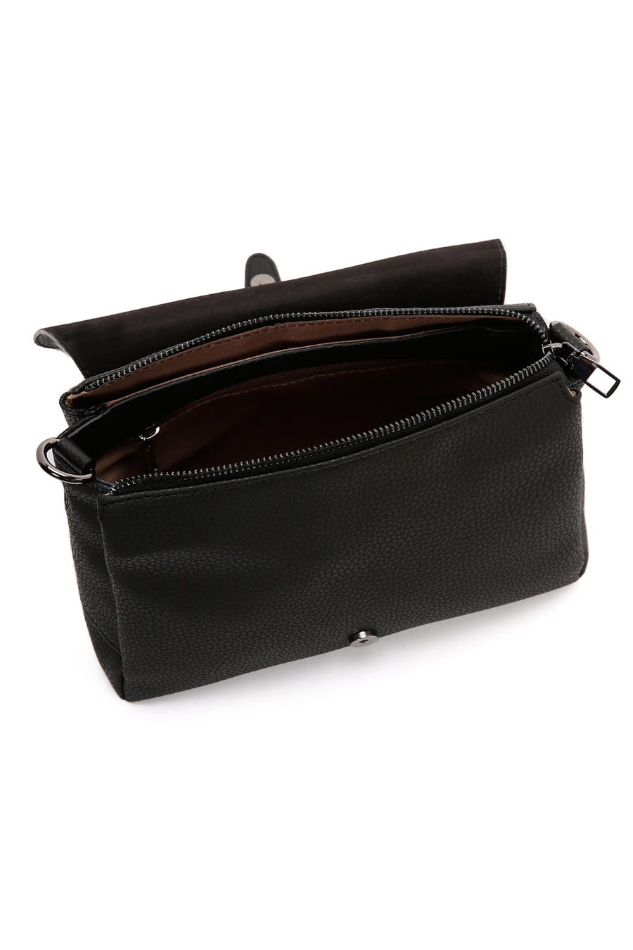 Women's Black Long Strap Crossbody Bag