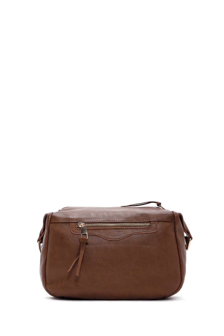 Women's Tan Long Strap Crossbody Bag