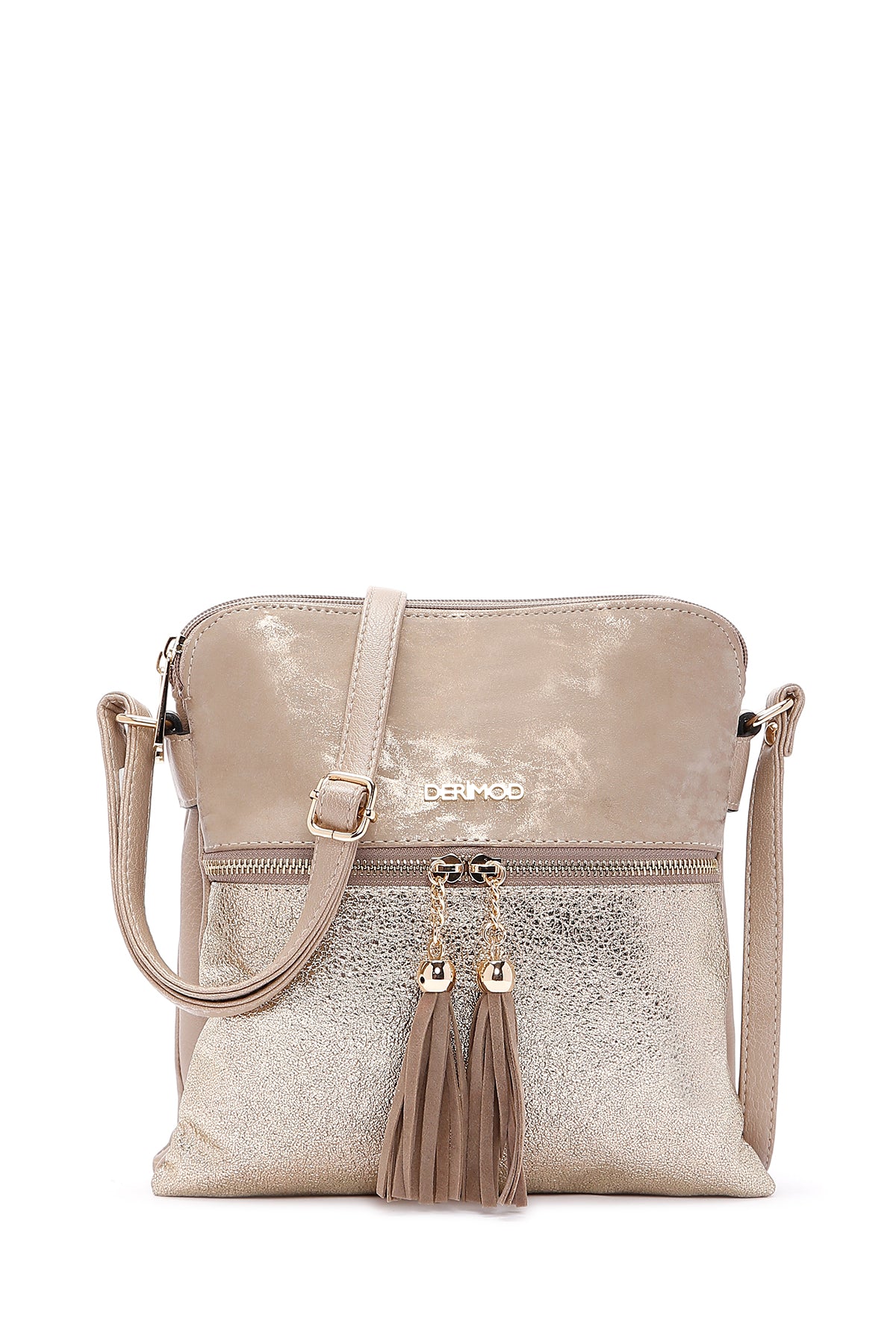Kadın Bej Uzun Askılı Çapraz Çanta 24SBD210514 | Derimod