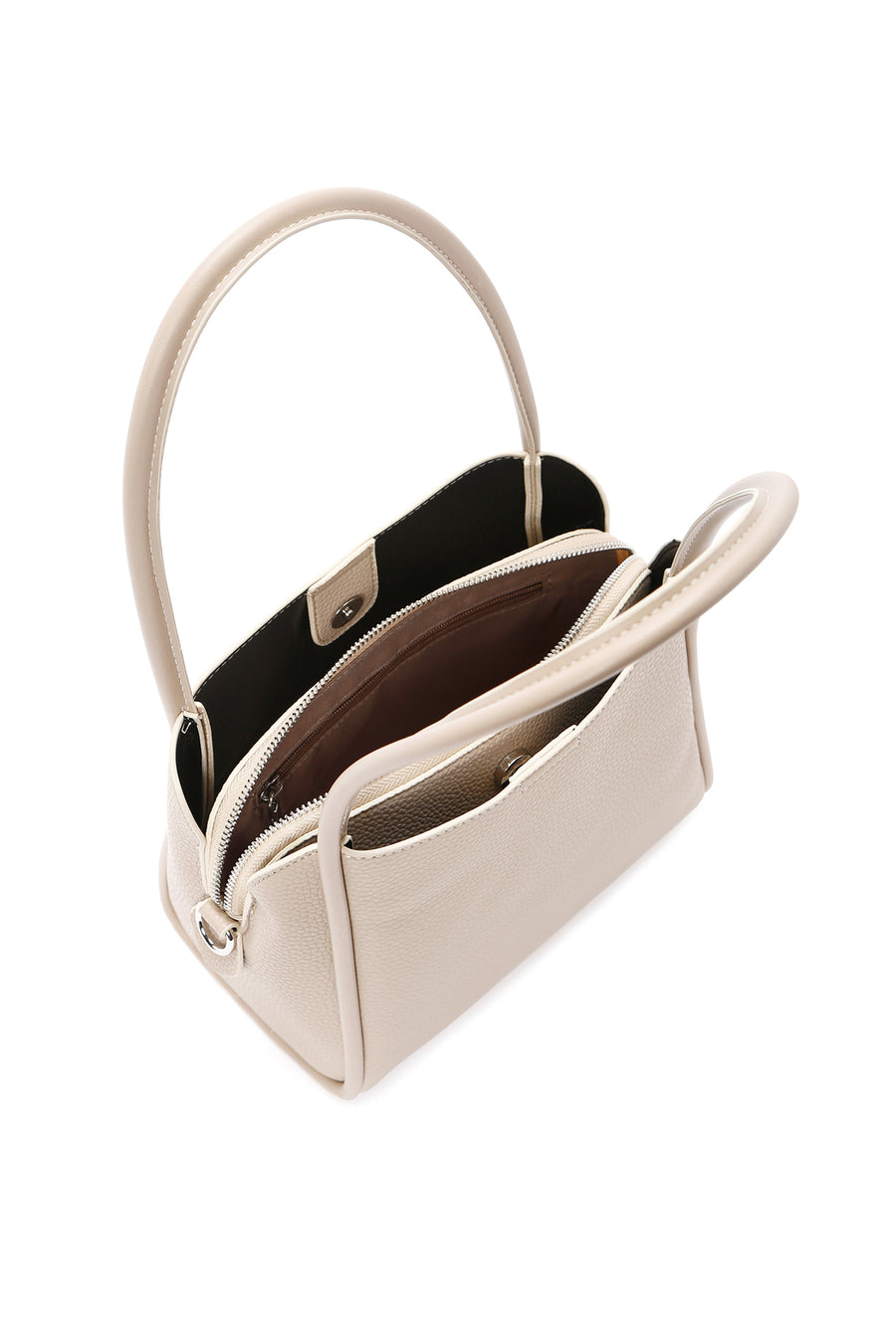 Women's Beige Long Strap Shoulder Bag