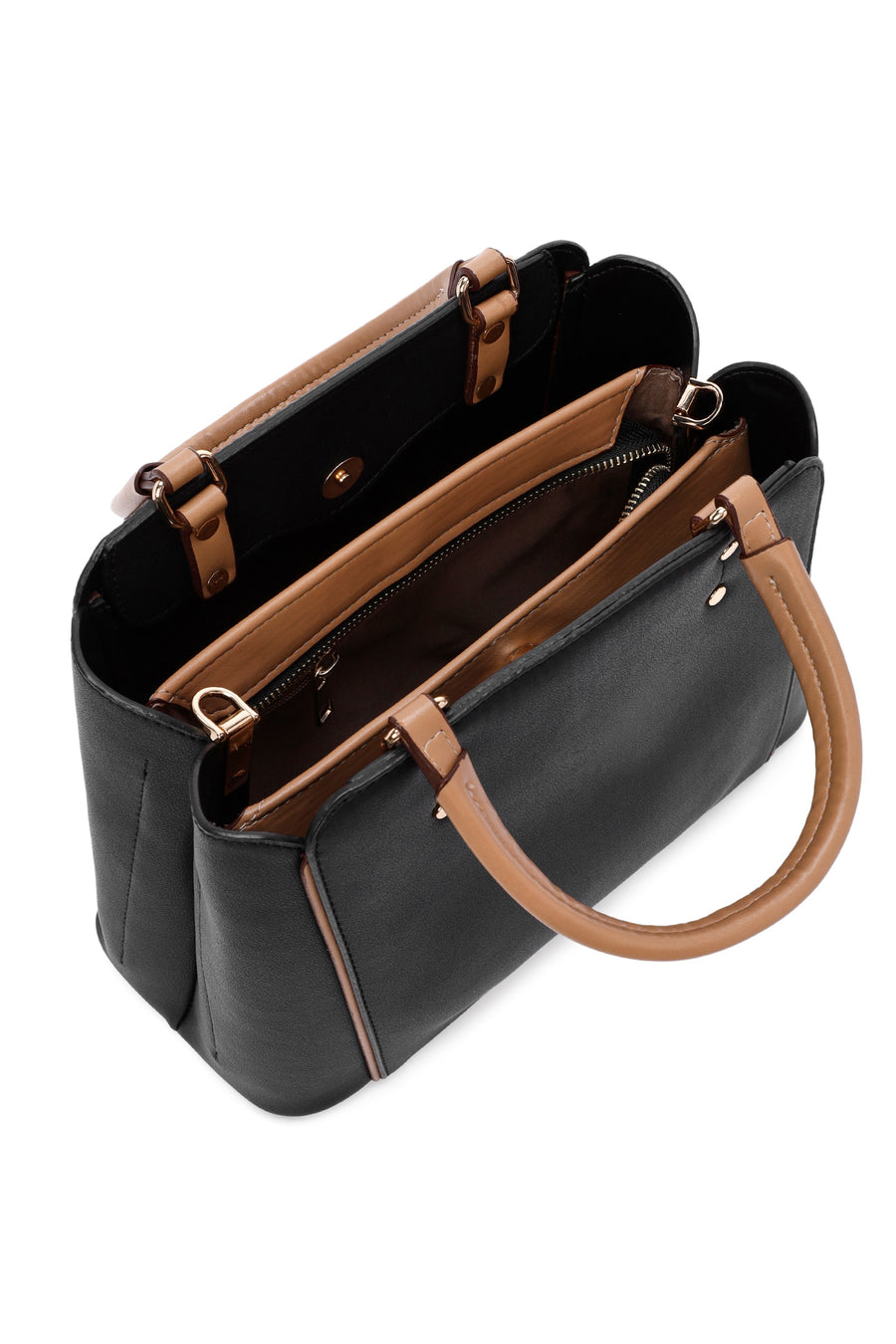 Women's Black Long Strap Shoulder Bag
