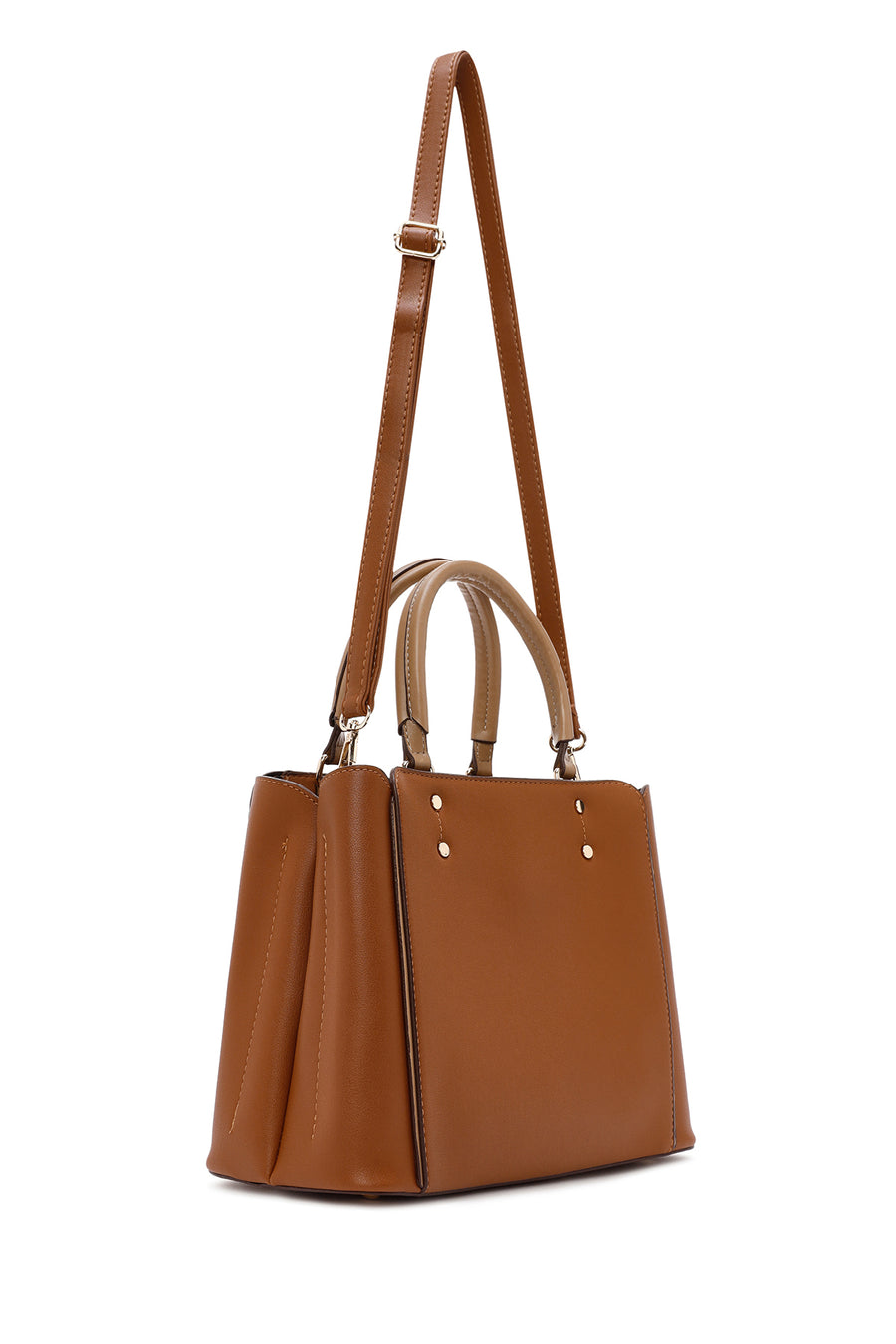 Women's Tan Long Strap Shoulder Bag