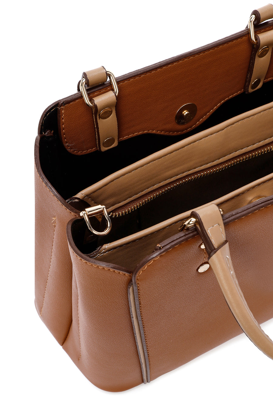 Women's Tan Long Strap Shoulder Bag