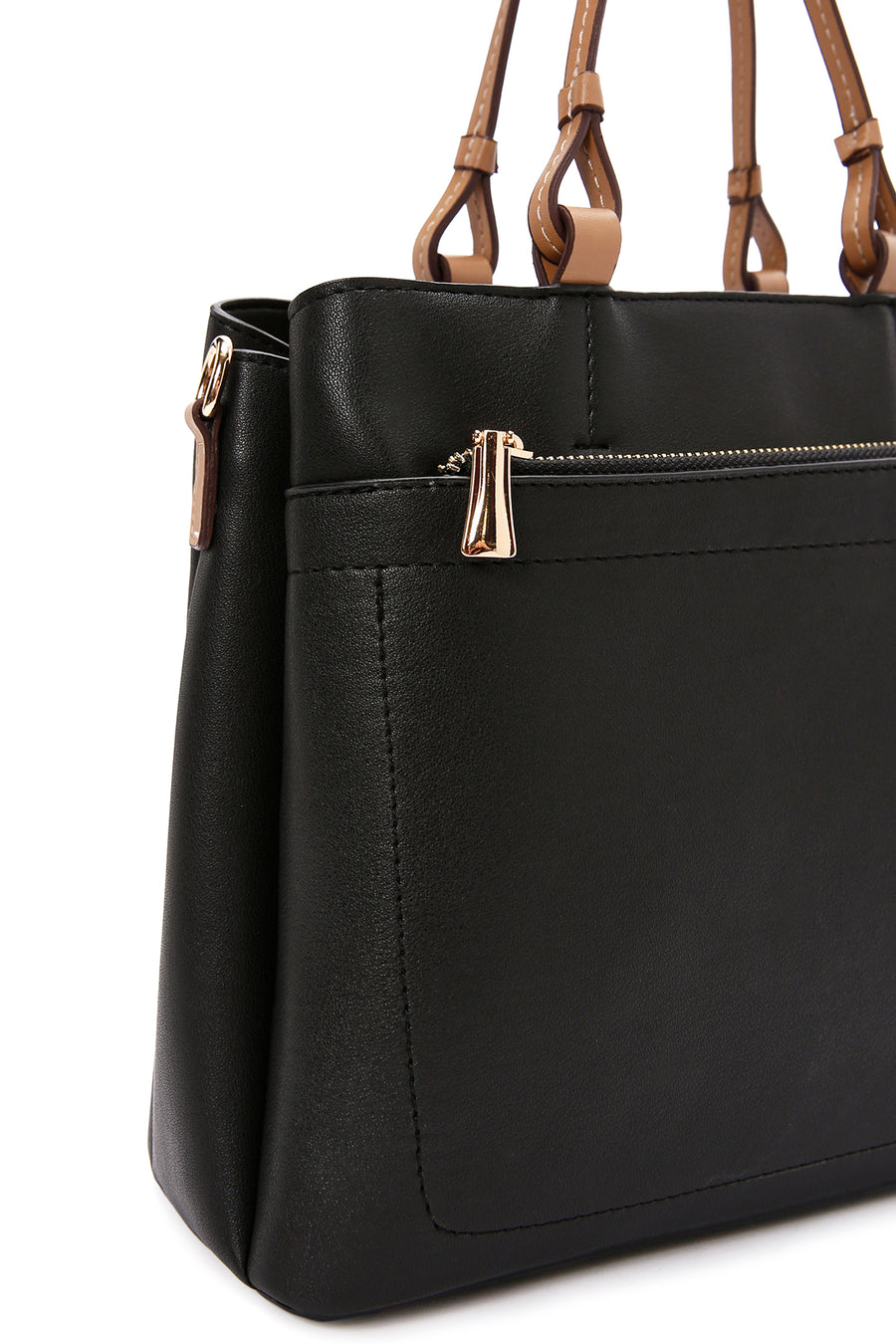 Women's Black Long Strap Shoulder Bag