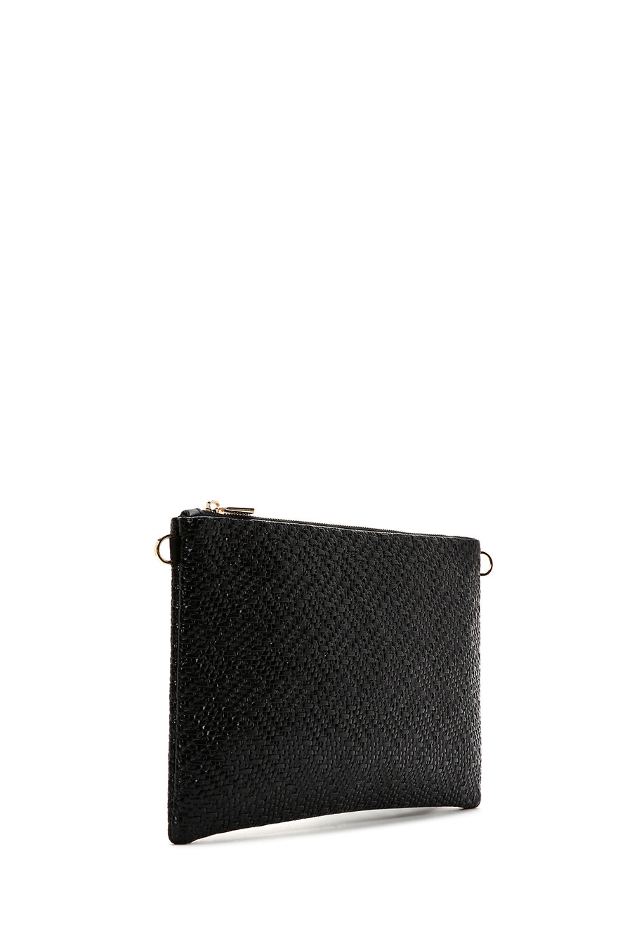 Women's Black Long Chain Strap Clutch Bag