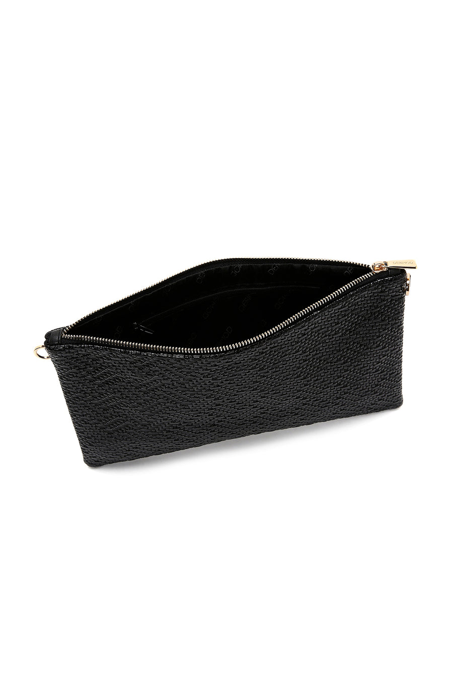 Women's Black Long Chain Strap Clutch Bag