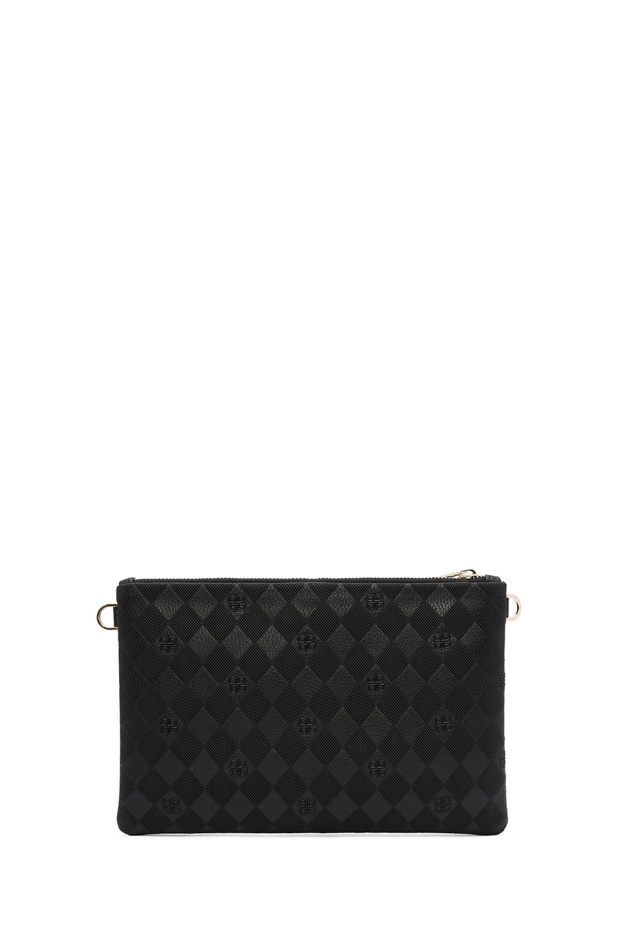 Women's Black Long Chain Strap Clutch Bag