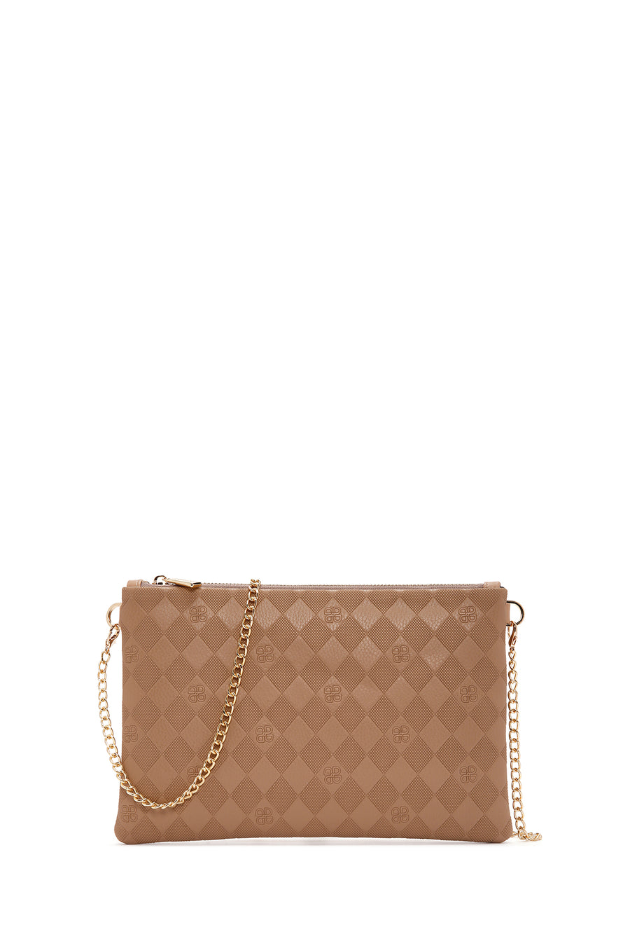 Women's Brown Long Chain Strap Clutch Bag 24SBD221126 | Derimod