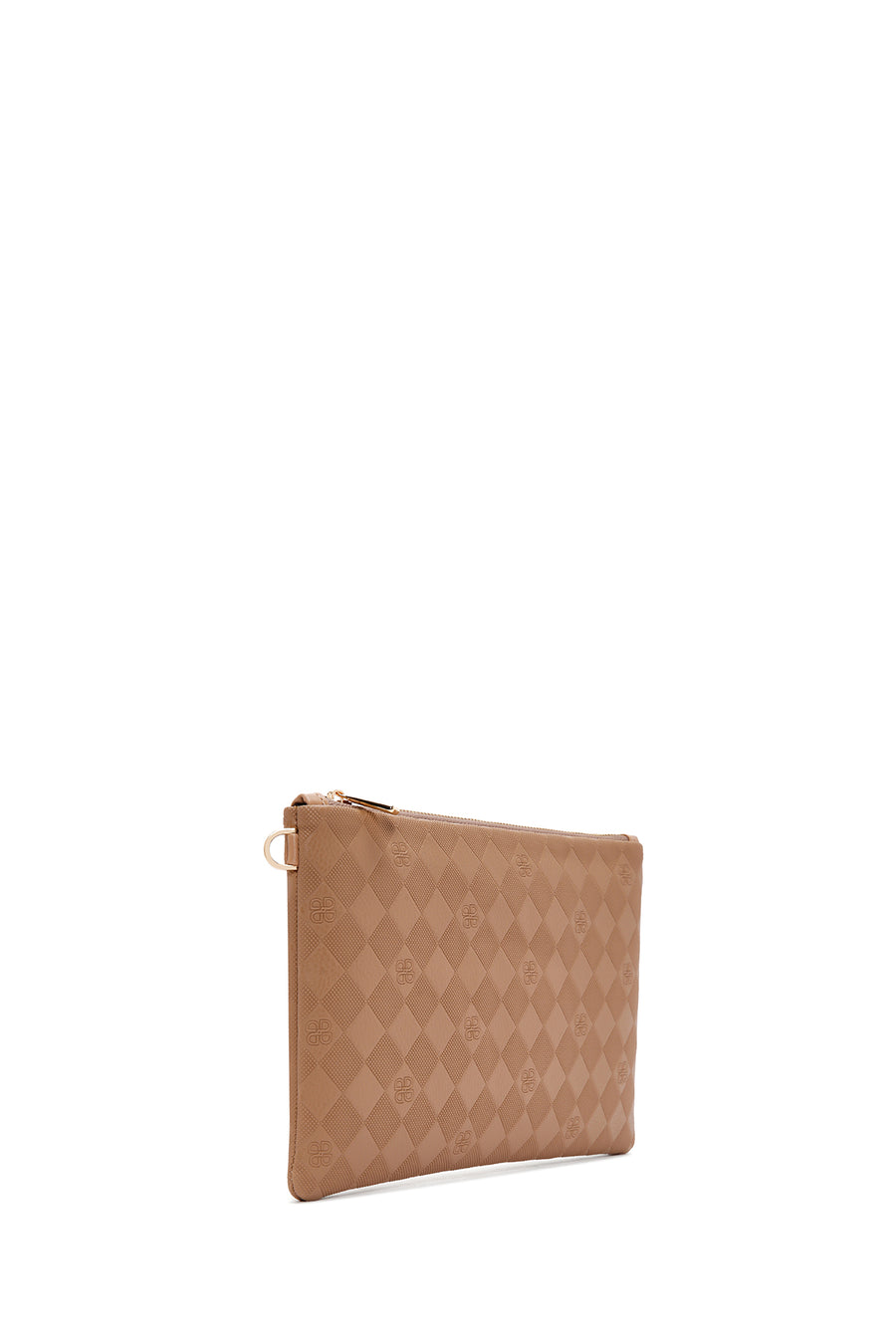 Women's Brown Long Chain Strap Clutch Bag