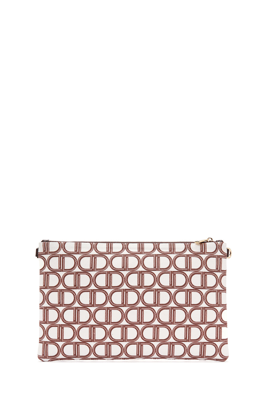 Women's Beige Long Chain Strap Clutch Bag