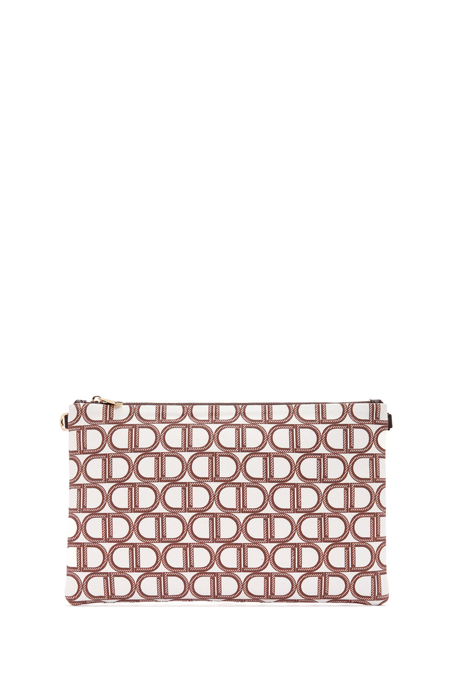 Women's Beige Long Chain Strap Clutch Bag