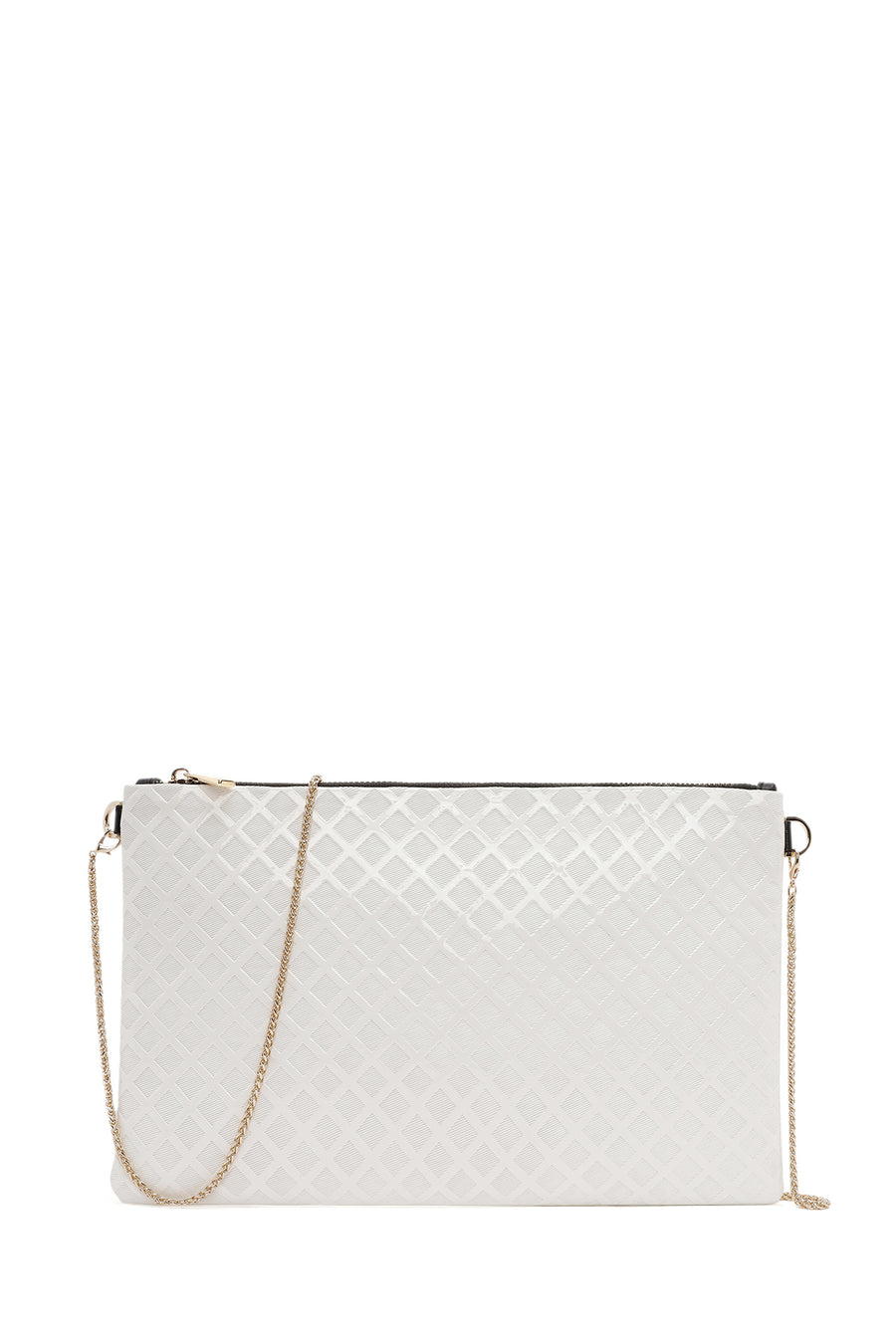 Women's White Long Chain Strap Clutch Bag 24SBD221814 | Derimod