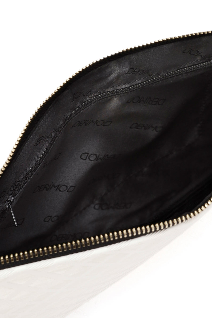 Women's White Long Chain Strap Clutch Bag