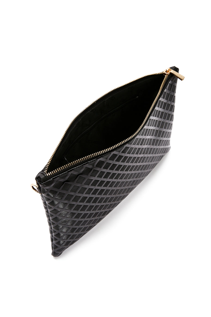 Women's Black Long Chain Strap Clutch Bag