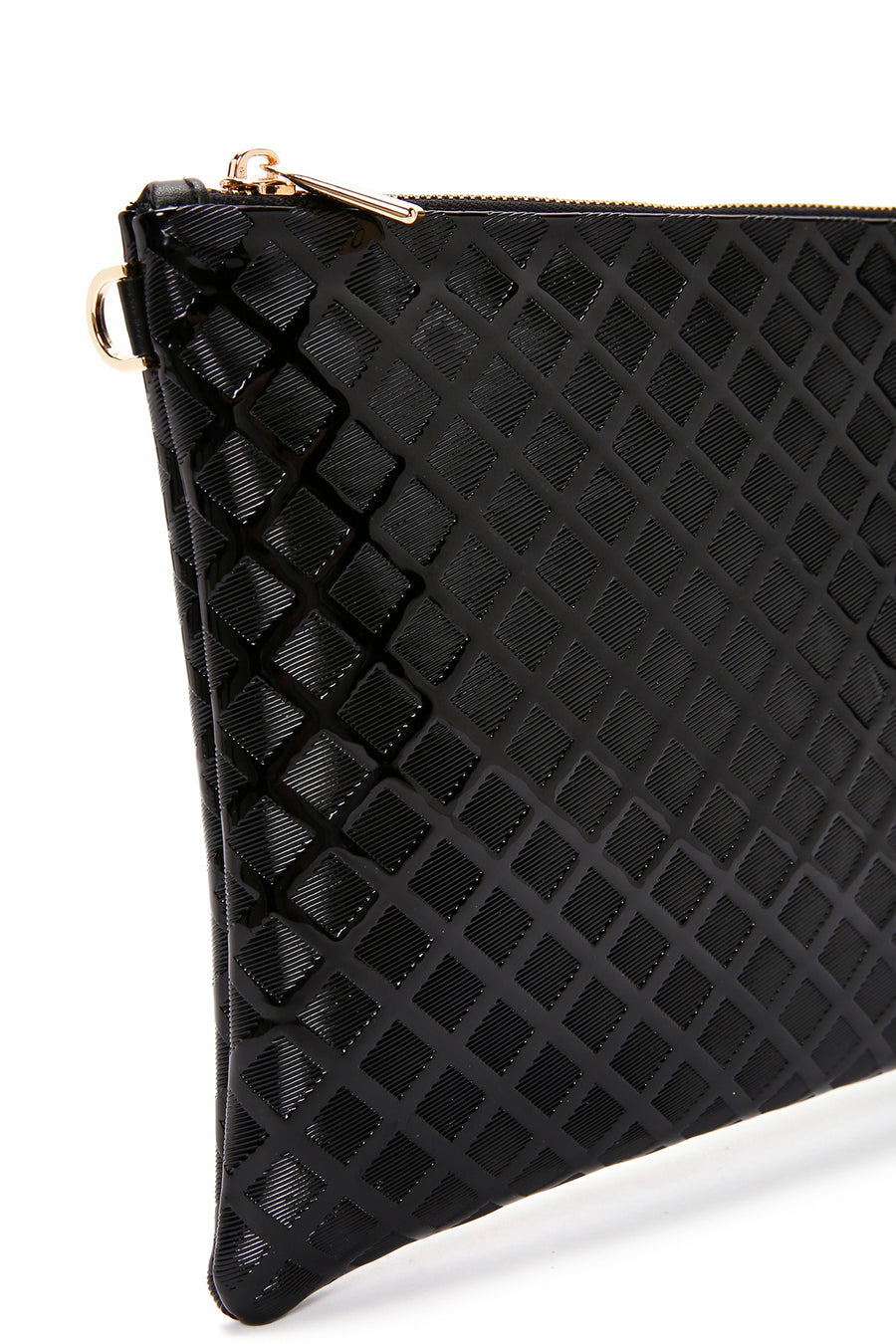 Women's Black Long Chain Strap Clutch Bag