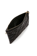 Kadın Siyah Uzun Zincir Askılı Kapitone Portföy Çanta | Derimod