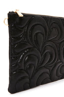 Kadın Siyah Uzun Zincir Askılı Kapitone Portföy Çanta | Derimod