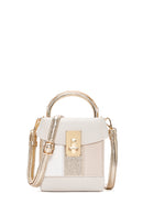 Women's Cream Long Strap Crossbody Bag | Derimod