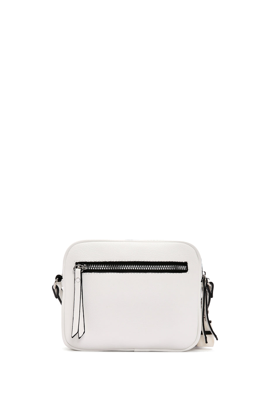 Women's White Long Strap Crossbody Bag