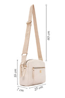Women's Cream Long Strap Crossbody Bag | Derimod