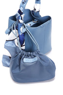 Kadın Mavi Uzun Askılı Aksesuar Detaylı Çapraz Çanta | Derimod