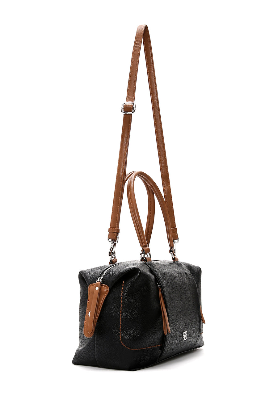 Women's Black Long Strap Shoulder Bag