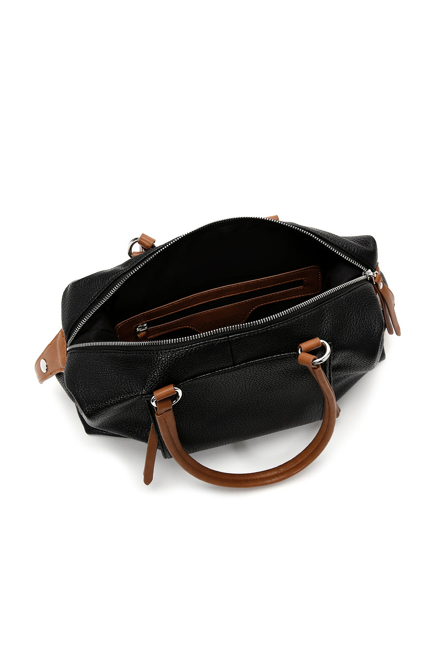 Women's Black Long Strap Shoulder Bag
