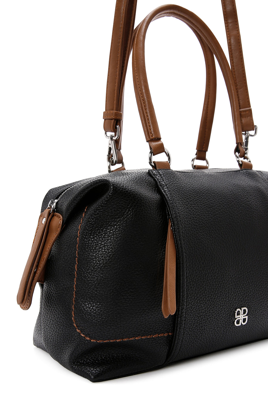 Women's Black Long Strap Shoulder Bag