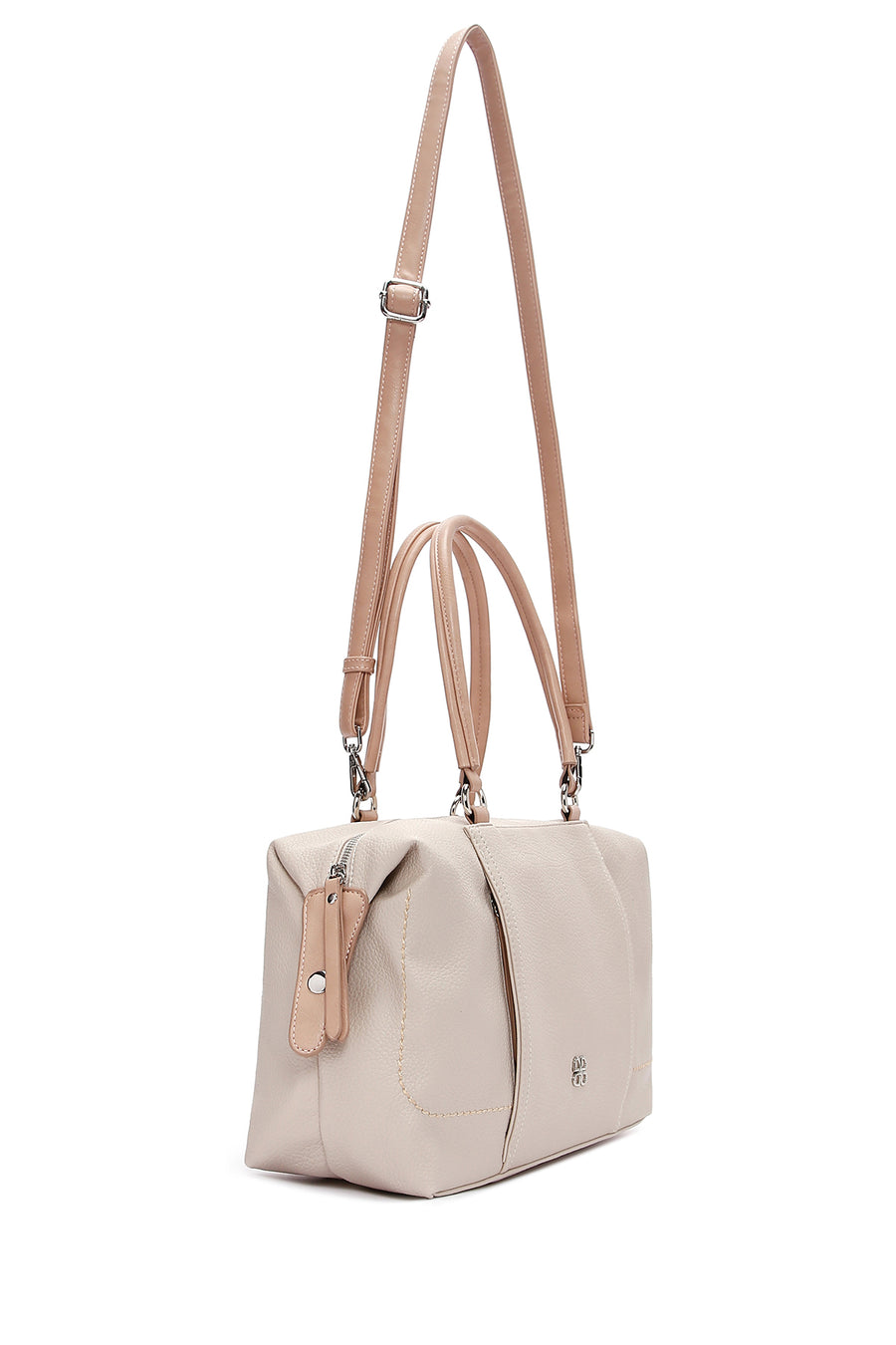 Women's Beige Long Strap Shoulder Bag