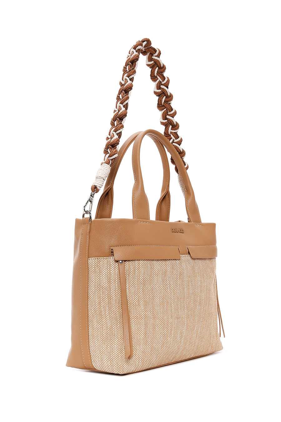 Women's Tan Long Strap Shoulder Bag