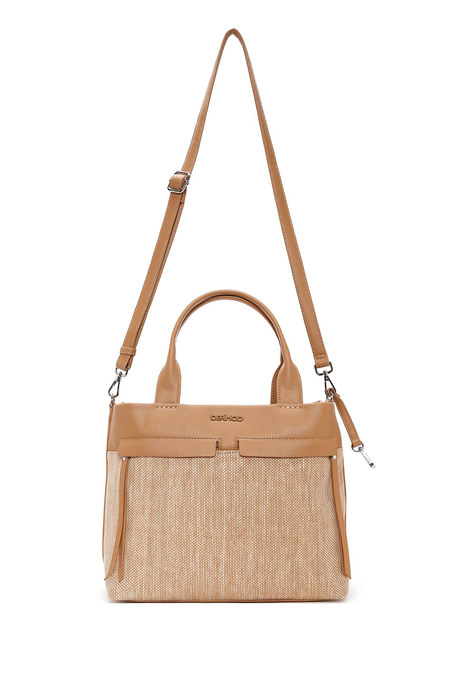 Women's Tan Long Strap Shoulder Bag