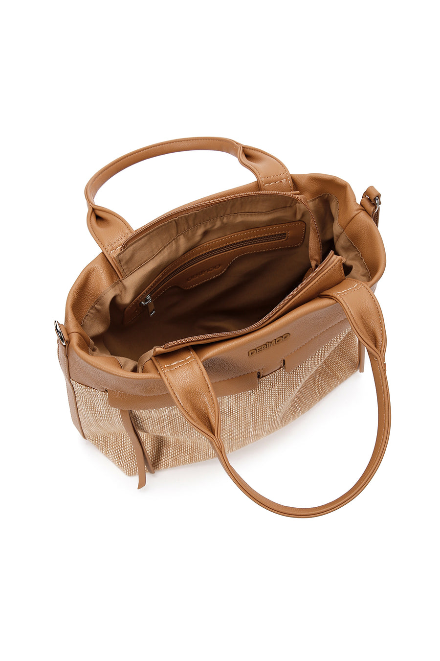 Women's Tan Long Strap Shoulder Bag