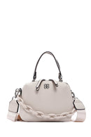 Women's Cream Long Strap Crossbody Bag | Derimod