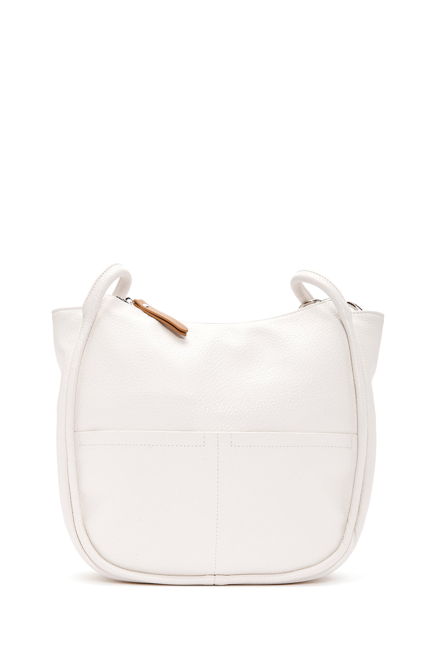Women's Cream Long Strap Shoulder Bag