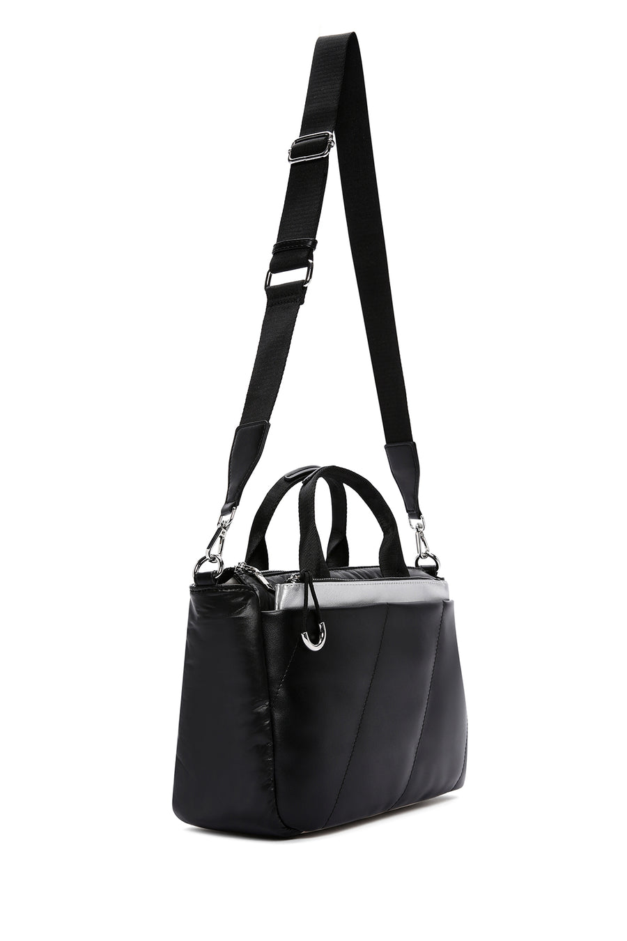 Women's Black Long Strap Shoulder Bag