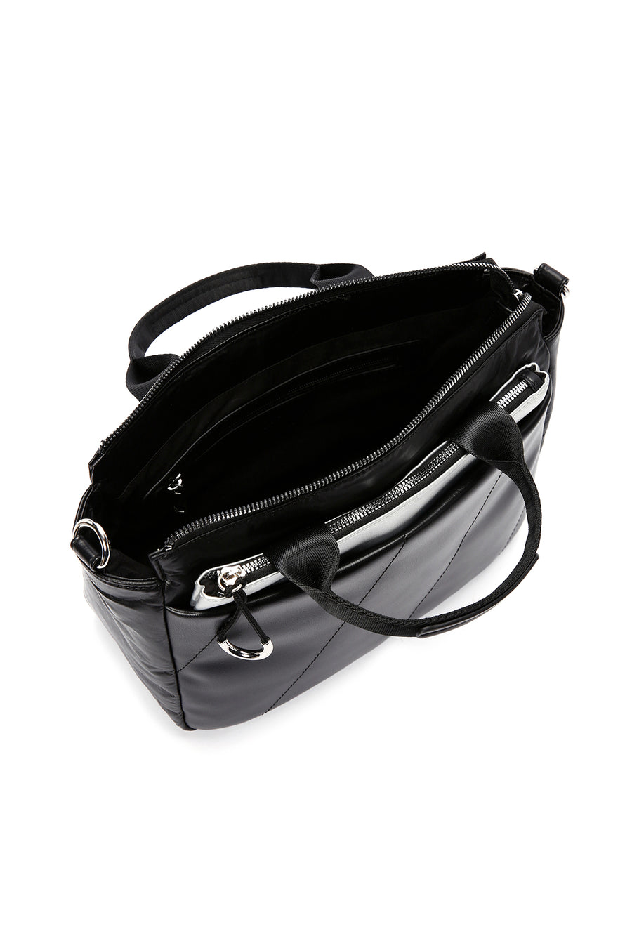Women's Black Long Strap Shoulder Bag