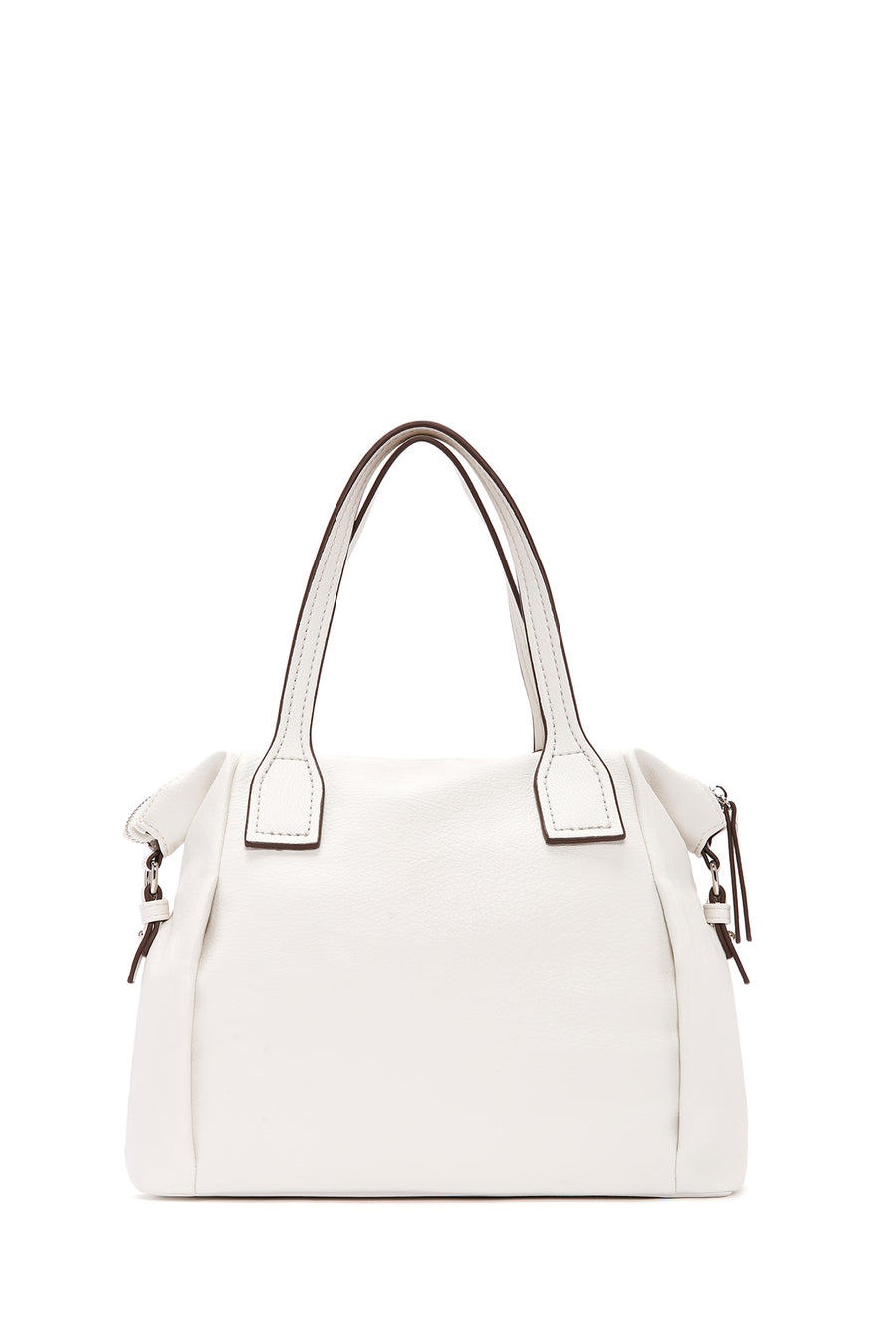Women's Cream Long Strap Shoulder Bag