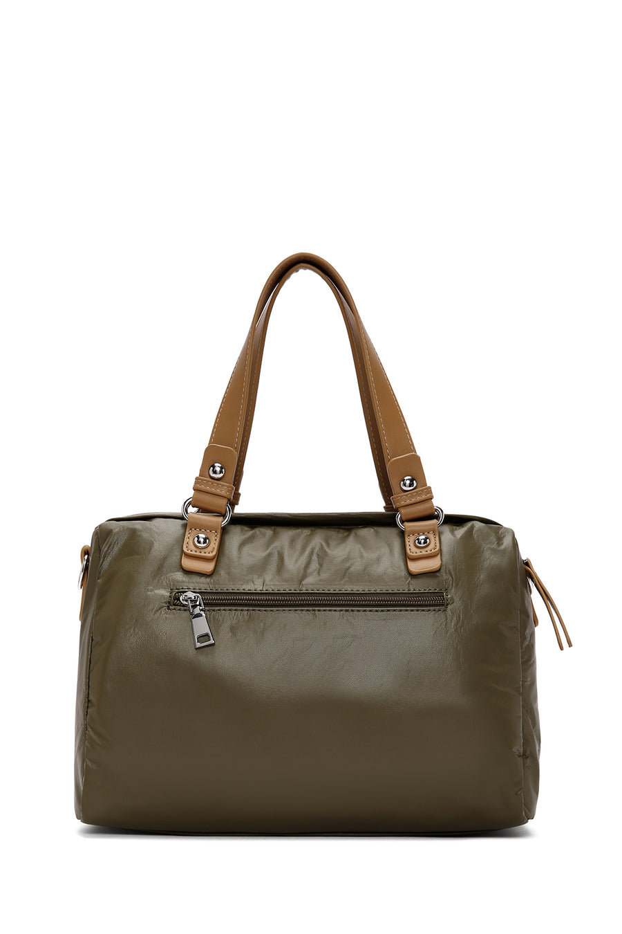 Women's Dark Khaki Long Strap Shoulder Bag