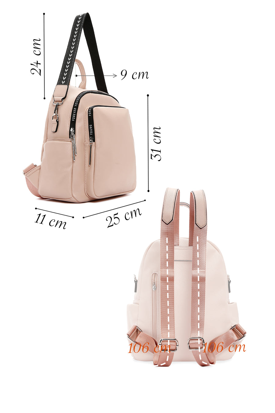 Women's Beige Backpack
